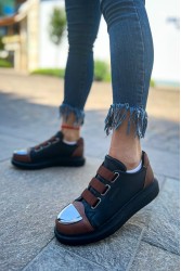 Womens Sneakers  - Black Tan - 251 - 2