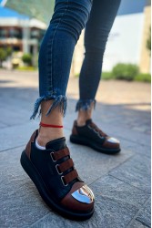 Womens Sneakers  - Black Tan - 251 - 2