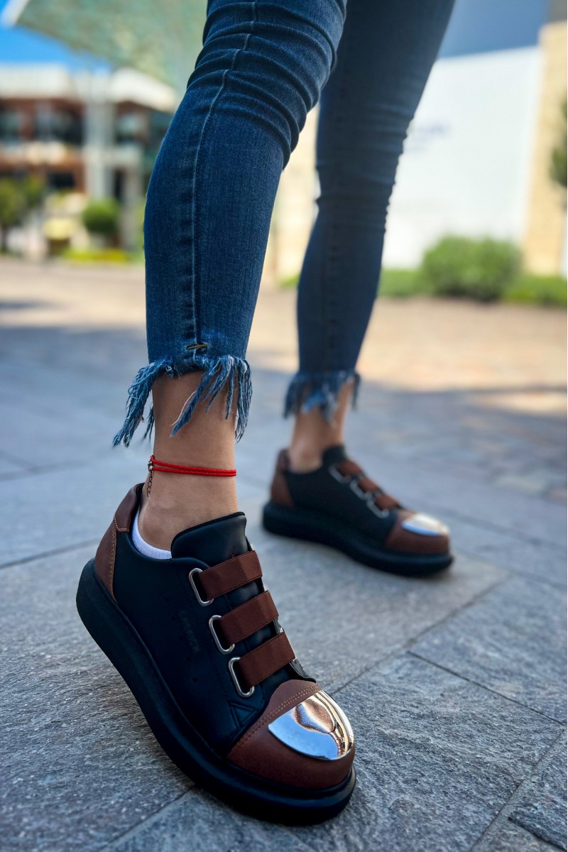 Womens Sneakers  - Black Tan - 251 - 2