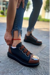 Womens Sneakers  - Black Tan - 251 - 2