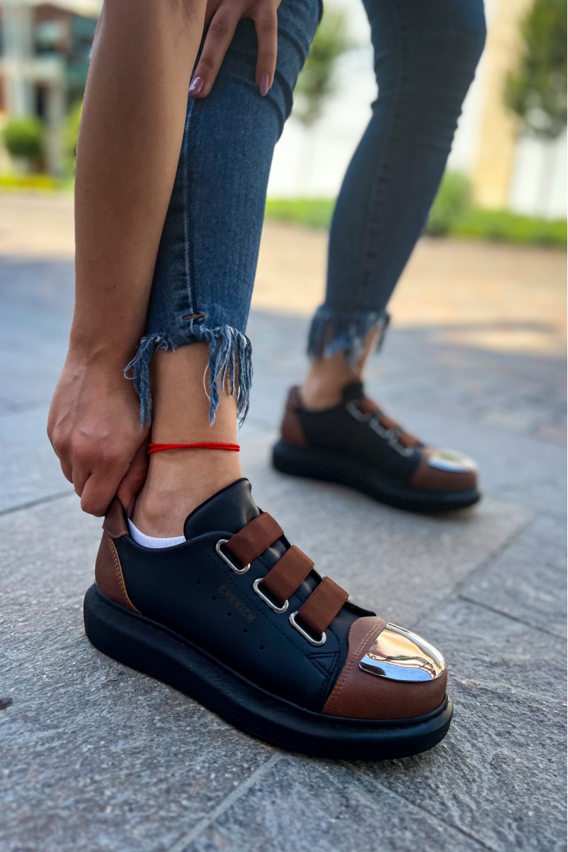 Kadın Sneaker - Siyah Taba - 251 - 2