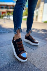 Kadın Sneaker - Siyah Taba - 251 - 3