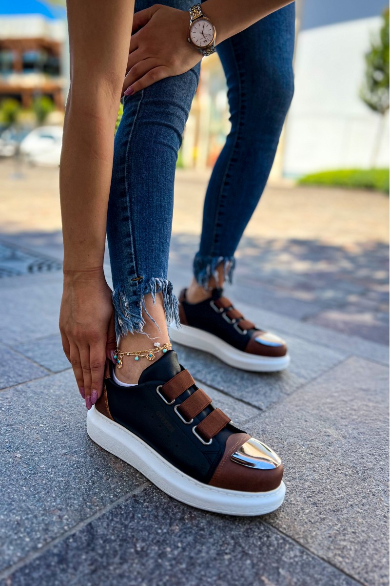 Kadın Sneaker - Siyah Taba - 251 - 3