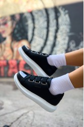 Kadın Sneaker - Siyah Beyaz - 251