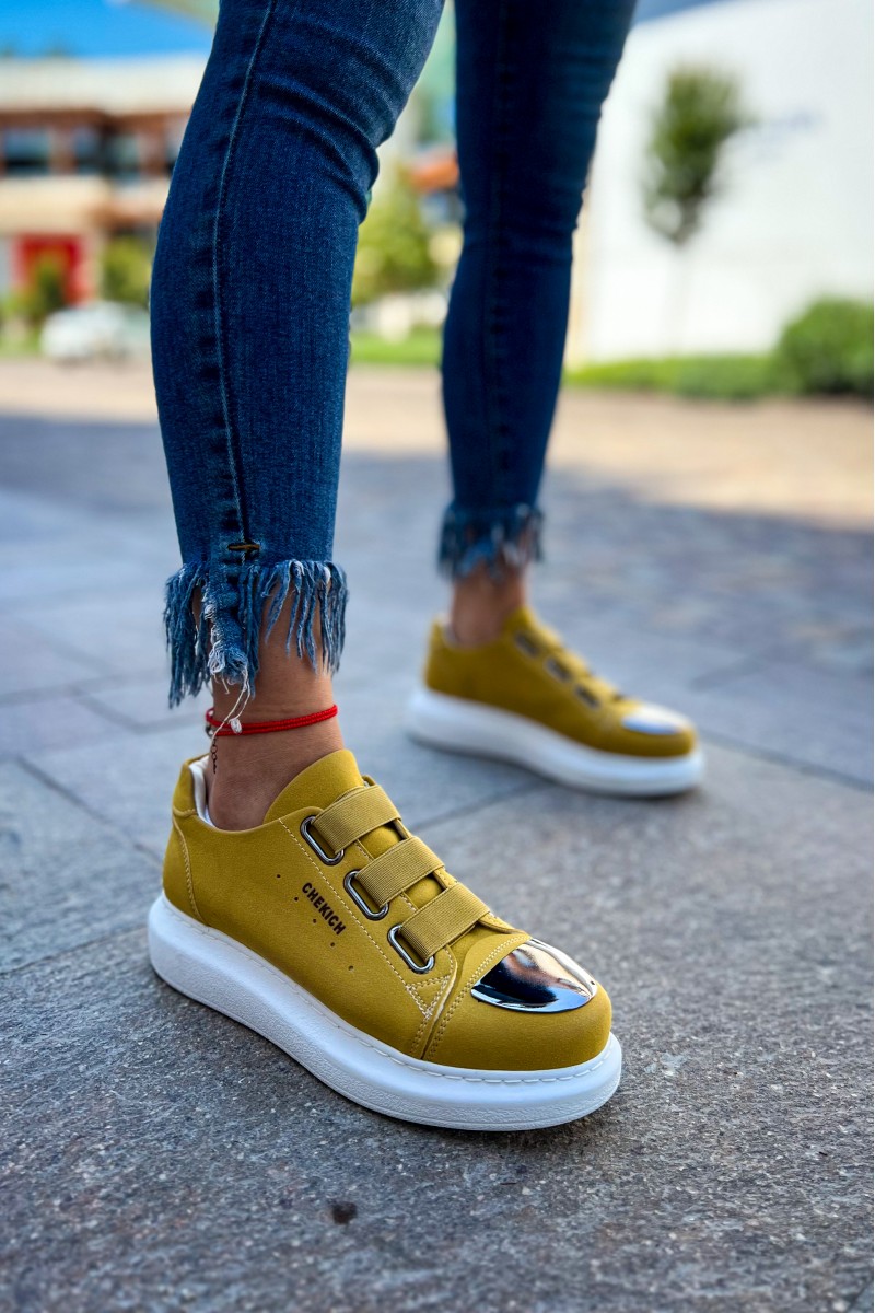 Kadın Sneaker - Camel Süet - 251