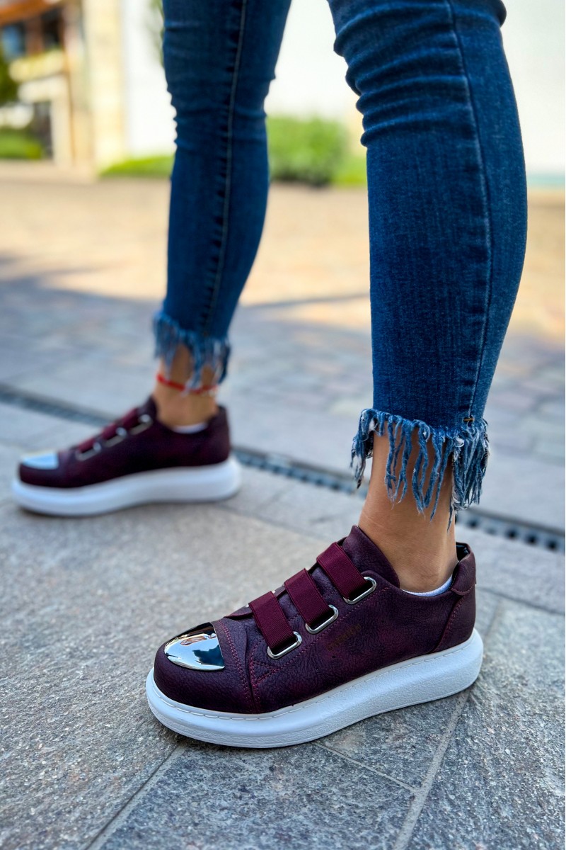 Kadın Sneaker - Bordo - 251