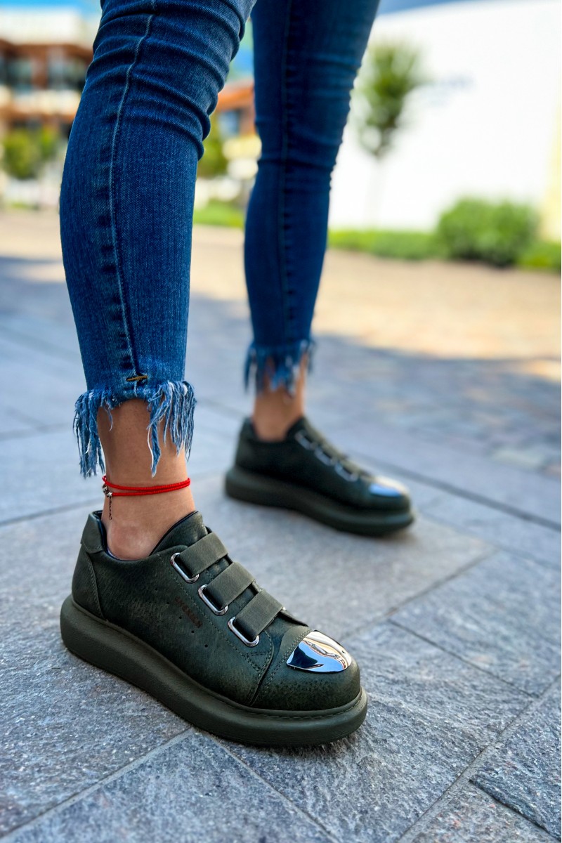 Kadın Sneaker - Haki - 251 - 2