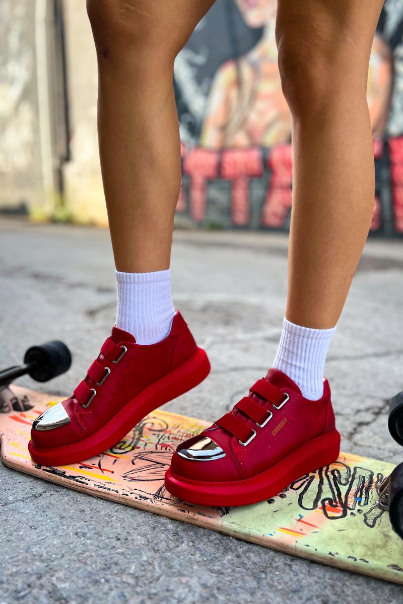 Womens Sneakers - Red - 251