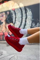 Womens Sneakers - Red - 251