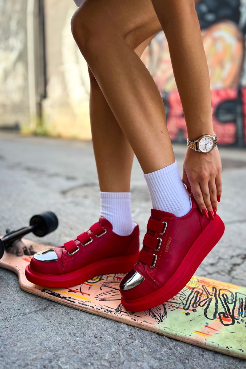 Kadın Sneaker - Kırmızı  - 251