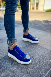 Kadın Sneaker -  Saks Mavisi - 251 - 3