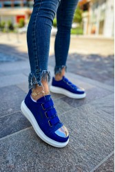 Kadın Sneaker -  Saks Mavisi - 251 - 3
