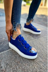 Kadın Sneaker -  Saks Mavisi - 251 - 3
