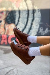 Kadın Sneaker - Taba - 251 - 2