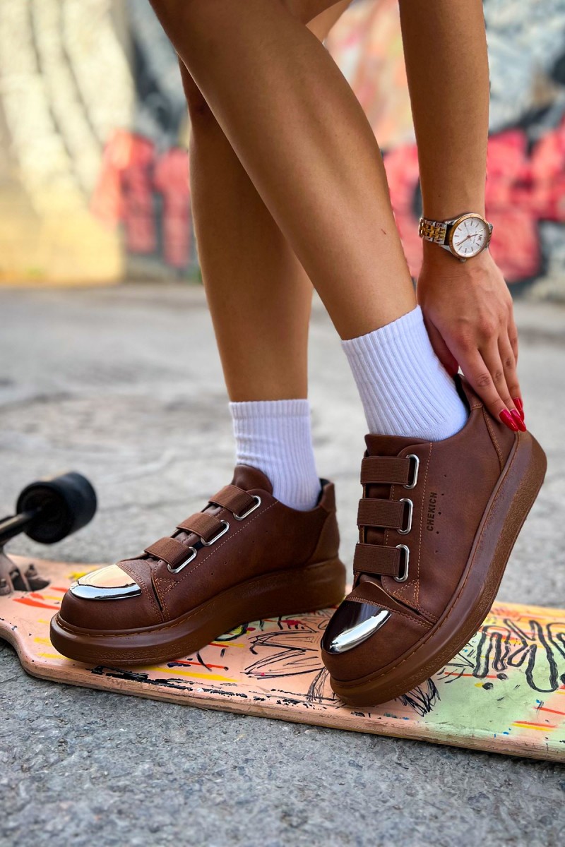 Kadın Sneaker - Taba - 251 - 2