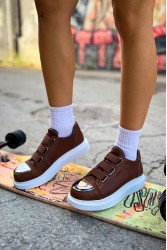 Kadın Sneaker - Taba - 251