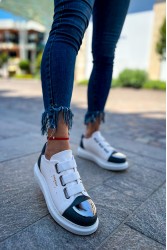 Womens Sneakers - White Gray - 251