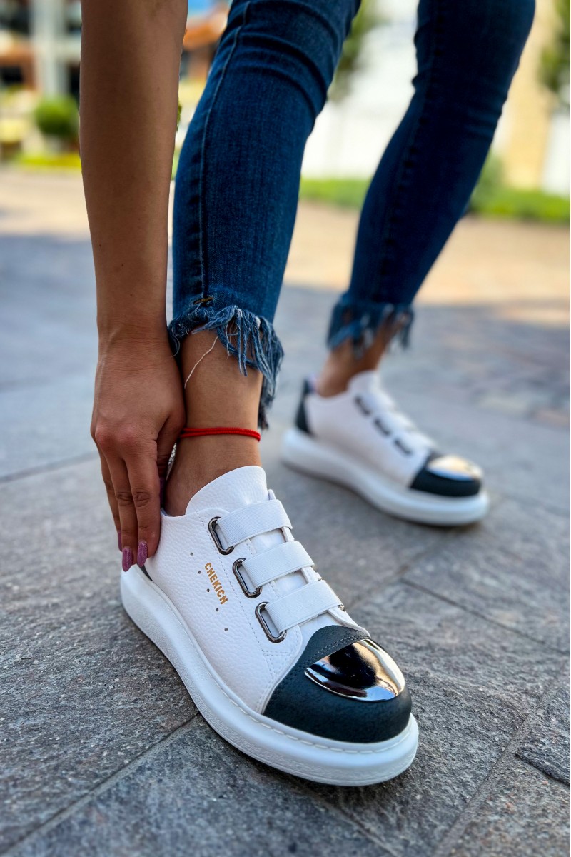 Kadın Sneaker - Beyaz Antrasit - 251