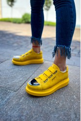 Kadın Sneaker - Sarı - 251 - 2