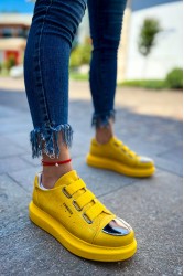 Kadın Sneaker - Sarı - 251 - 2