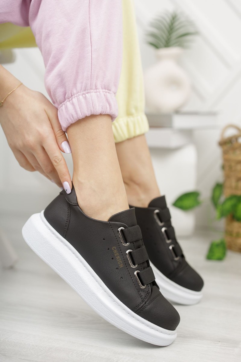 Kadın Sneaker - Siyah Beyaz - 253