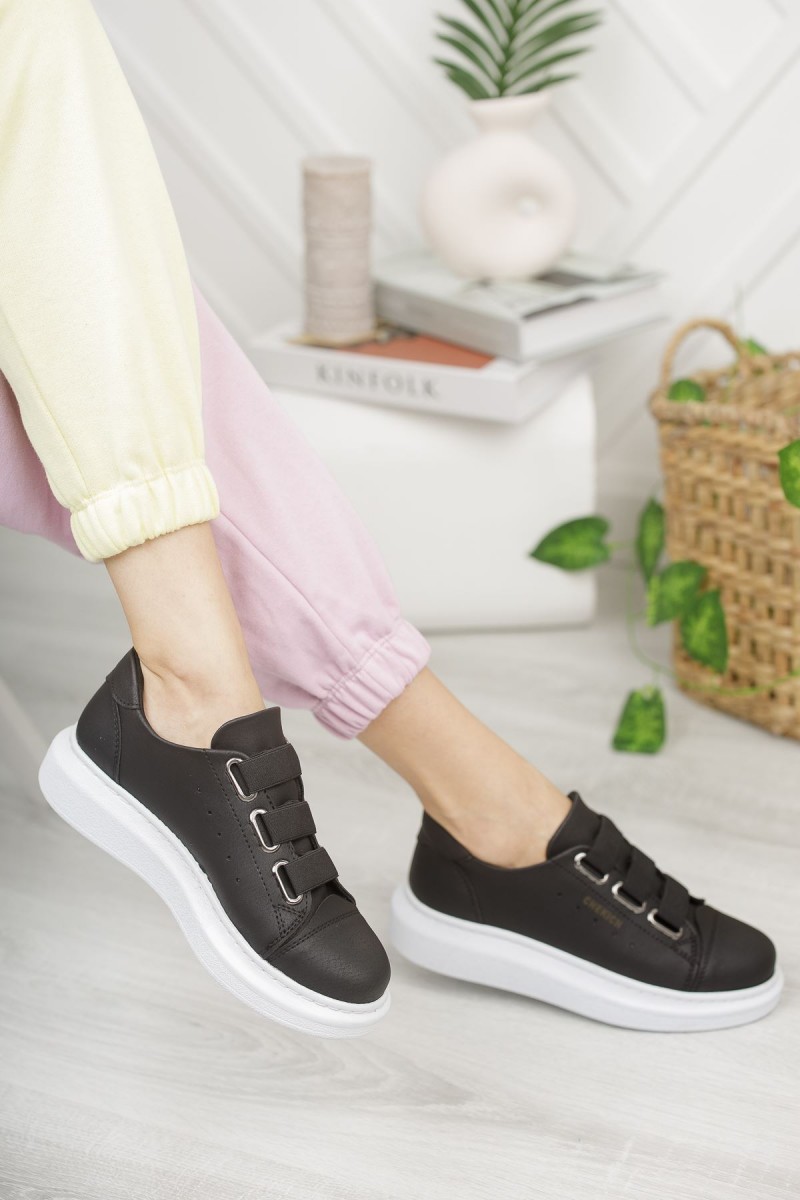 Kadın Sneaker - Siyah Beyaz - 253