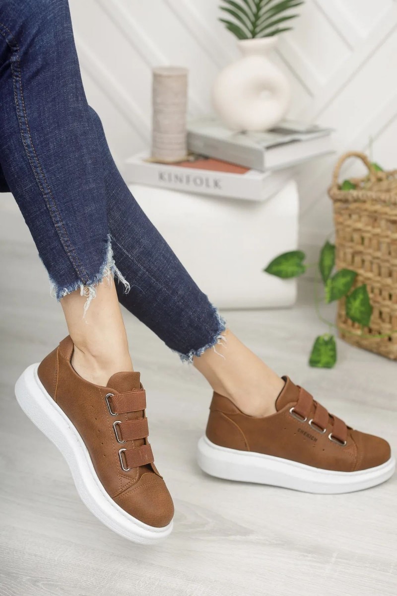 Kadın Sneaker - Taba - 253