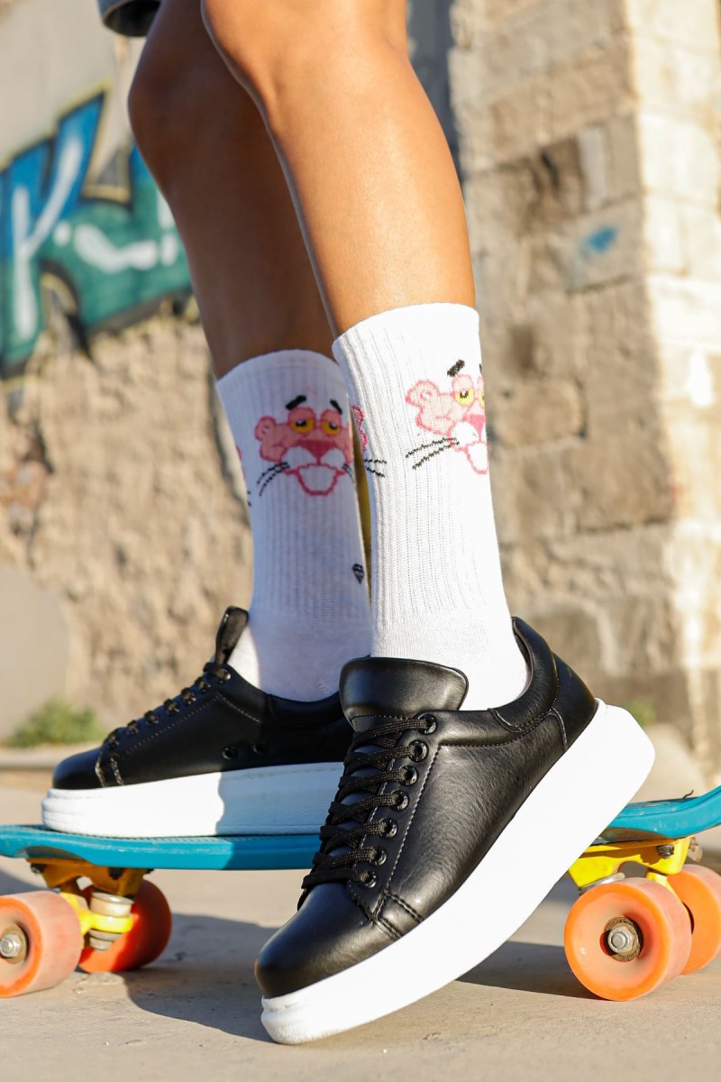 Kadın Sneaker - Siyah Beyaz - Apollo