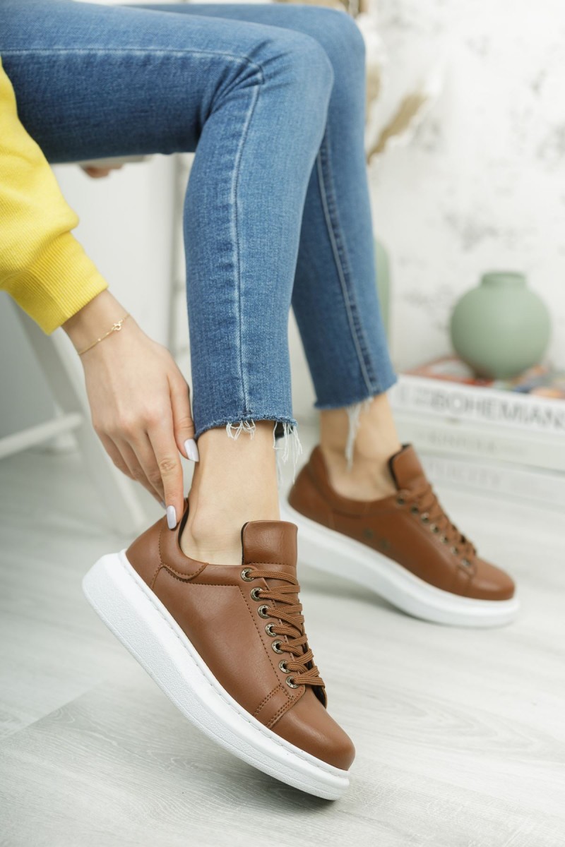 Kadın Sneaker - Taba - Apollo