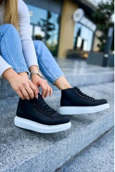 Kadın Spor Bot - Siyah Beyaz - Enzo