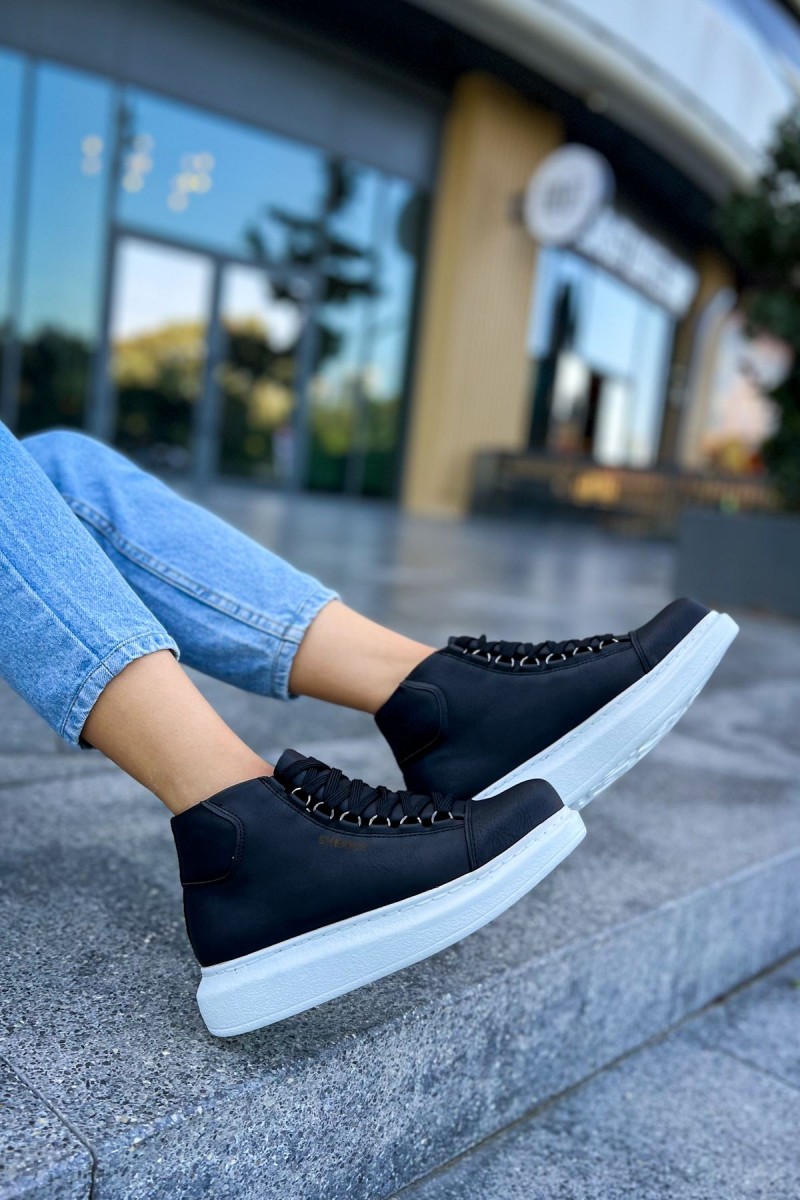 Kadın Spor Bot - Siyah Beyaz - Enzo