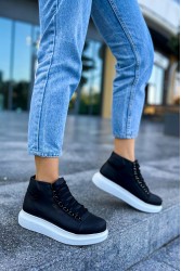 Kadın Spor Bot - Siyah Beyaz - Enzo