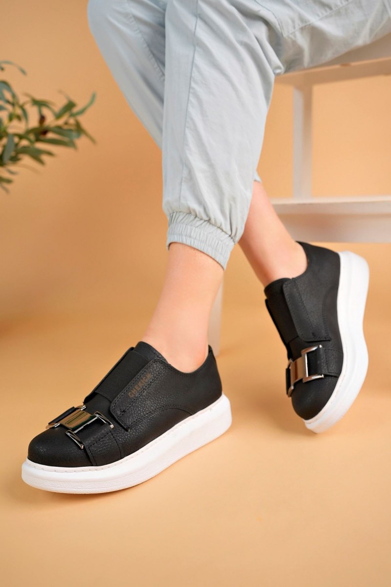 Kadın Sneaker - Siyah Beyaz - 297