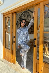 Kadın Takım - Yılan Desenli - Mia