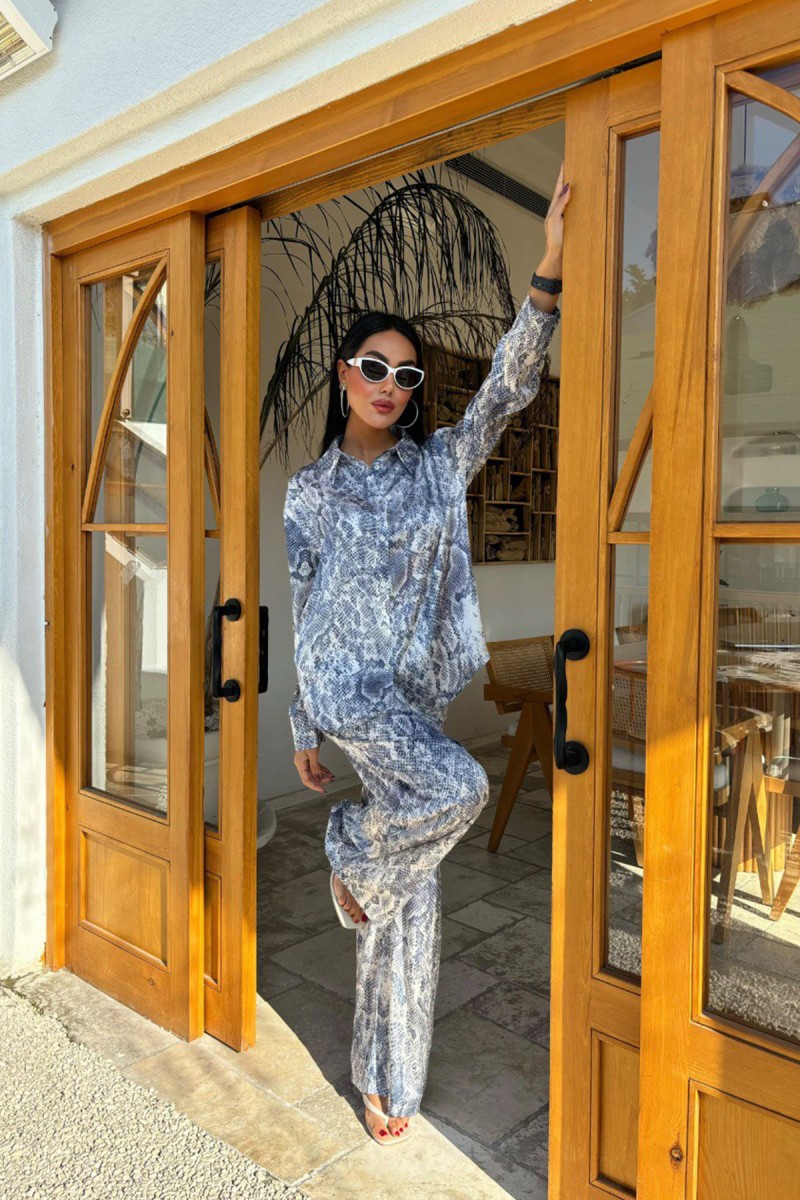 Kadın Takım - Yılan Desenli - Mia