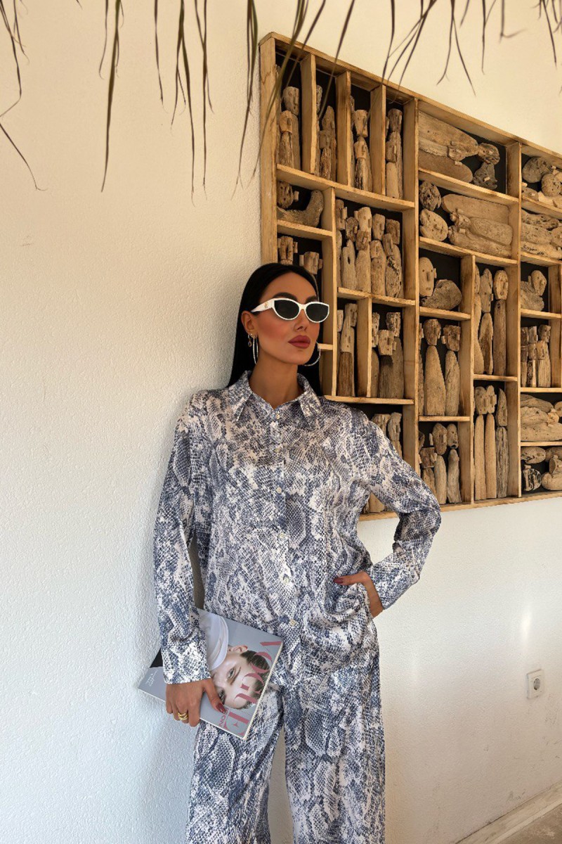 Kadın Takım - Yılan Desenli - Mia