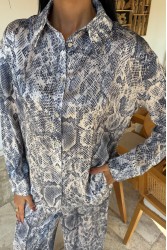 Kadın Takım - Yılan Desenli - Mia