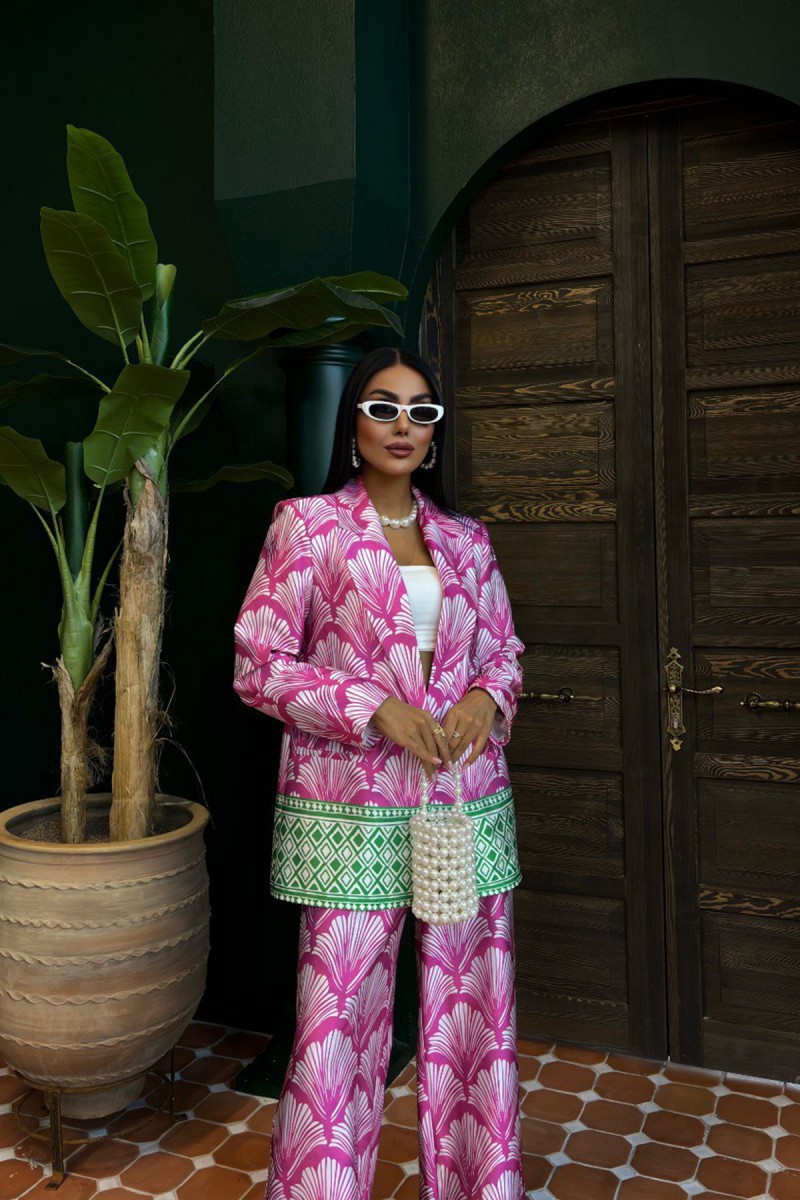 Womens Suit - Ethnic Pattern - Rae