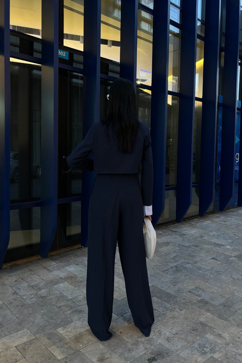 Kadın Takım - Crop - Willow - Mavi