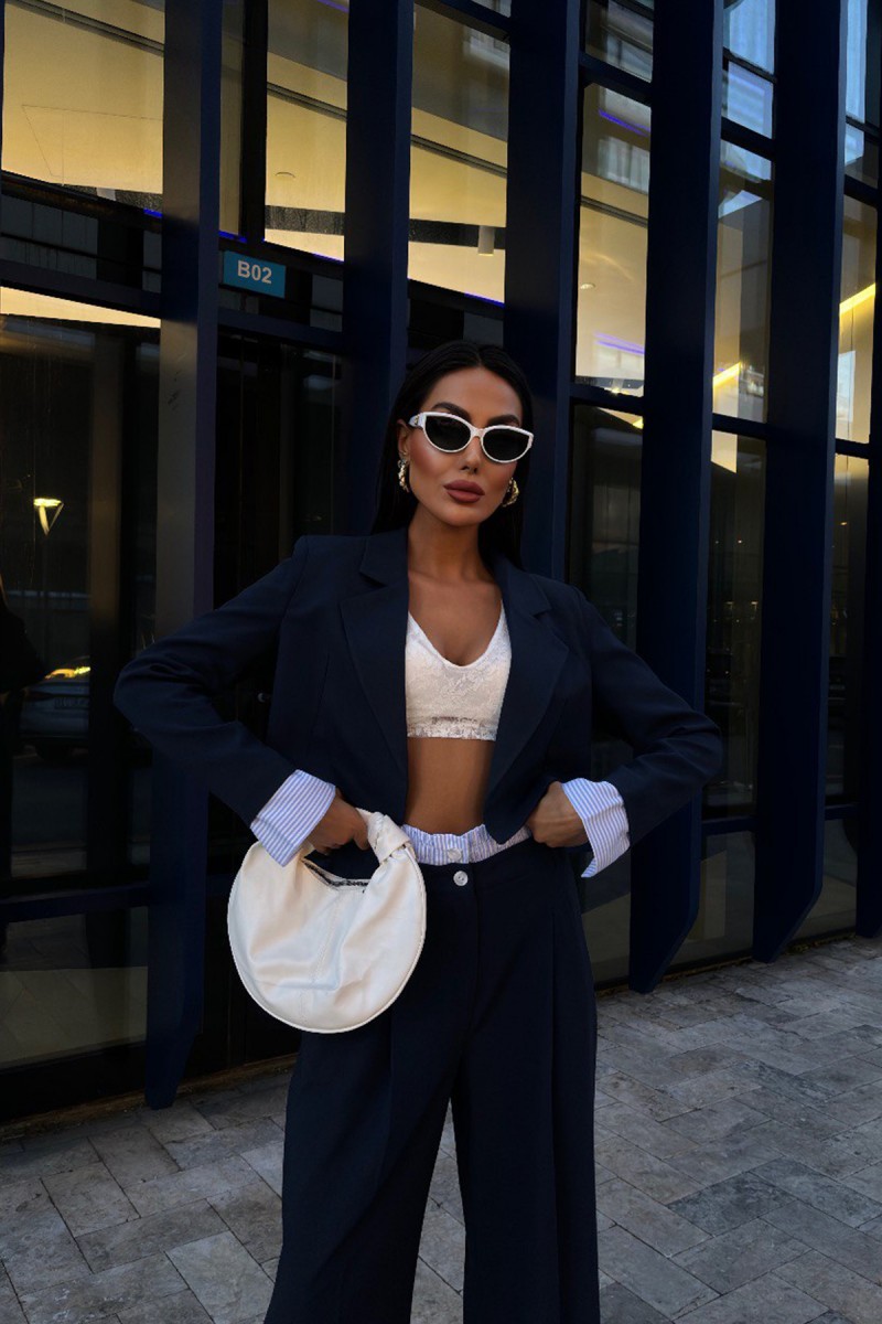 Kadın Takım - Crop - Willow - Mavi