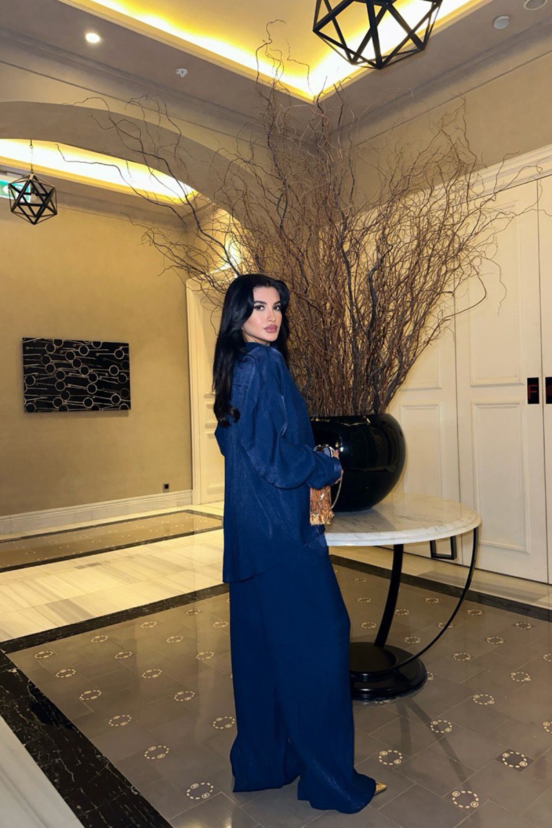 Kadın Takım - Parıltılı - Lila - Mavi