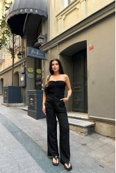 Kadın Bustier Üst - Emily - Siyah