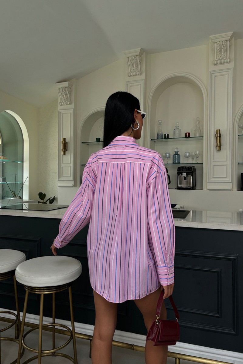 Kadın Gömlek - Çizgili - Stella