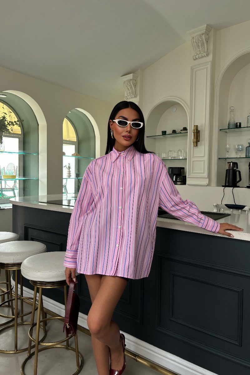 Kadın Gömlek - Çizgili - Stella