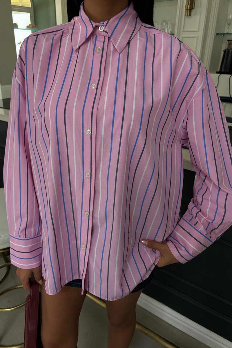 Kadın Gömlek - Çizgili - Stella