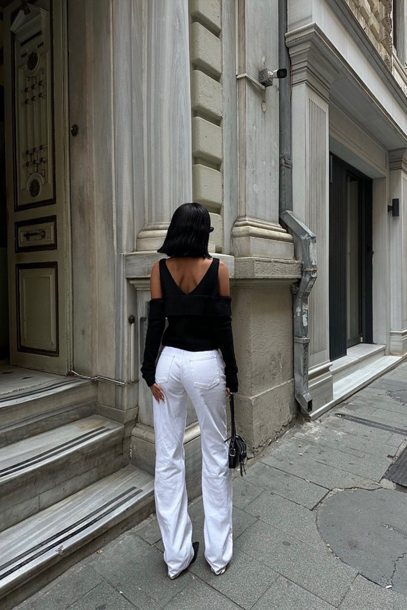 Kadın Hırka - İris - Siyah