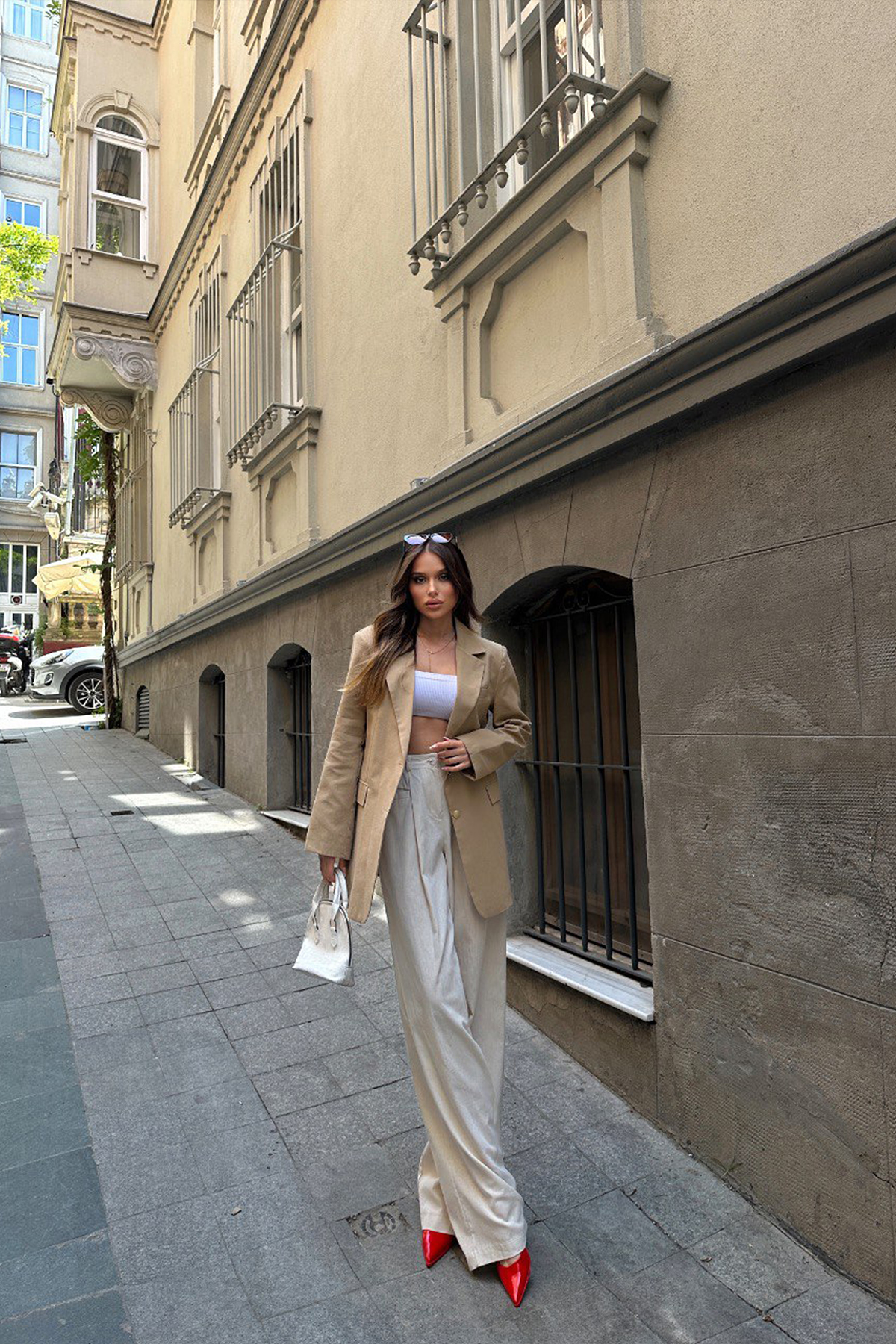 Kadın Blazer Ceket - Marta - Bej