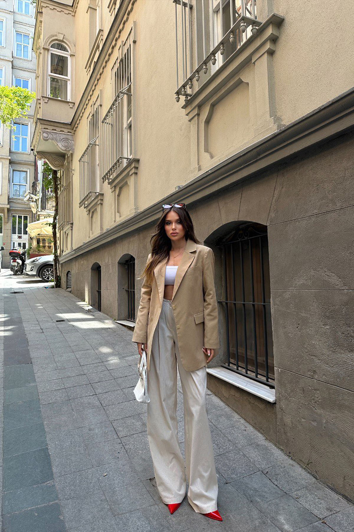 Kadın Blazer Ceket - Marta - Bej