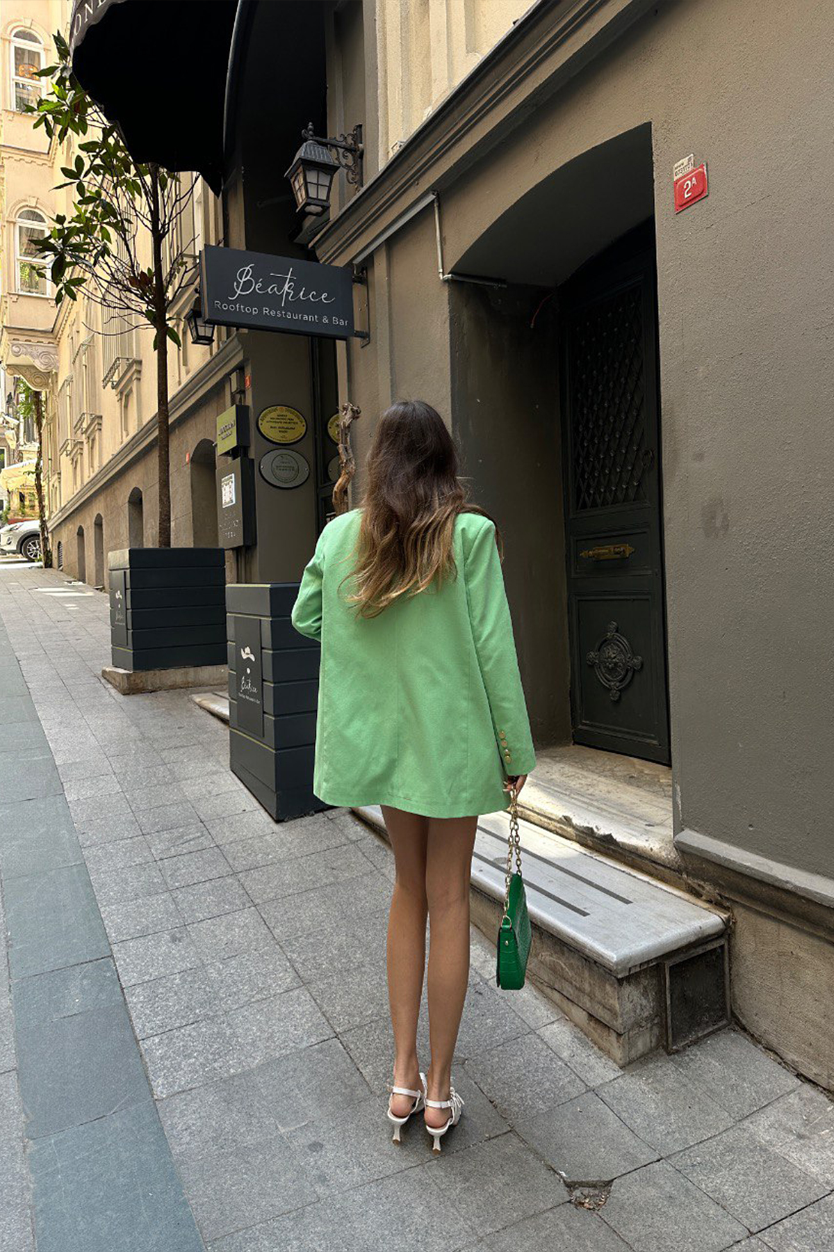 Kadın Blazer Ceket - Marta - Yeşil