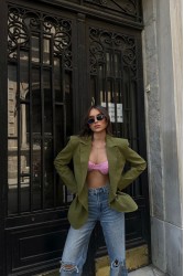Kadın Blazer Ceket - Marta - Haki